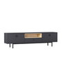 Hanah Home Soporte de TV Industrial Antracita 180 cm